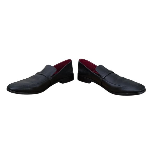 NewBark Black Leather Slip-On Loafers Newbark Melanie Black Leather Loafers 8 main image 4